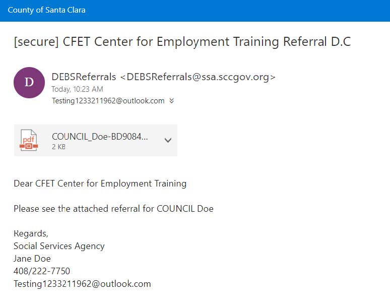 Referrals